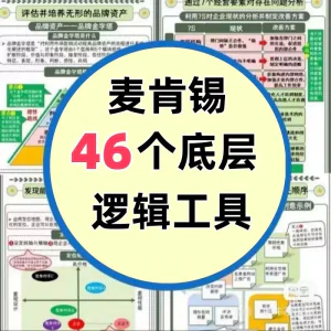 46种麦肯锡思考工具框架底层逻辑137页PPT属于芒格100个思维模型-俊享资料仓