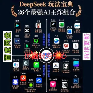 兴趣培训DeepSeek+ai 教程2025最火AI操作学习赋能职场使用视频-俊享资料仓