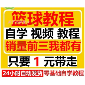 篮球视频教程大全教学训练教学课程基础打篮球技巧街球零基础入门-俊享资料仓