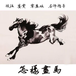 怎么画马视频教程教学自学画马技巧全套零基础入门到提高名水墨画-俊享资料仓