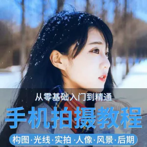 手机摄影教程snapseed人像后期修图拍摄拍照课程从入门到精通-俊享资料仓