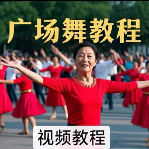 中老年广场舞视频下载高清视频教学打包MP4 MP3背面动作分解教程-俊享资料仓